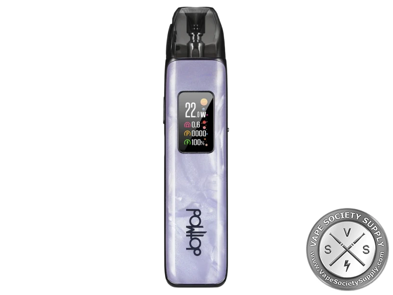 dotmod dotPod Plus in Purple: a lavender marbled body and the color screen