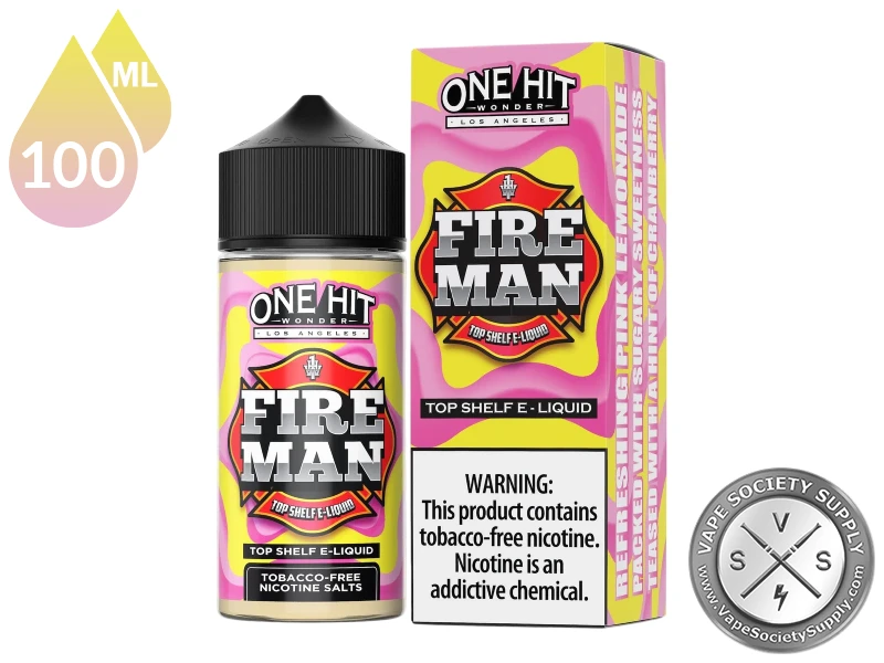 Fire Man by One Hit Wonder 100ml bottle and box