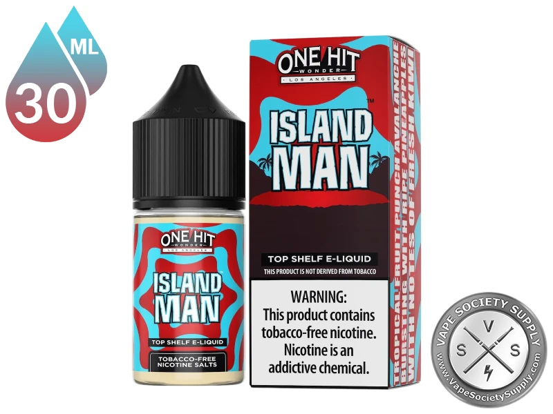 Island Man by One Hit Wonder Salts 30ml bottle and box