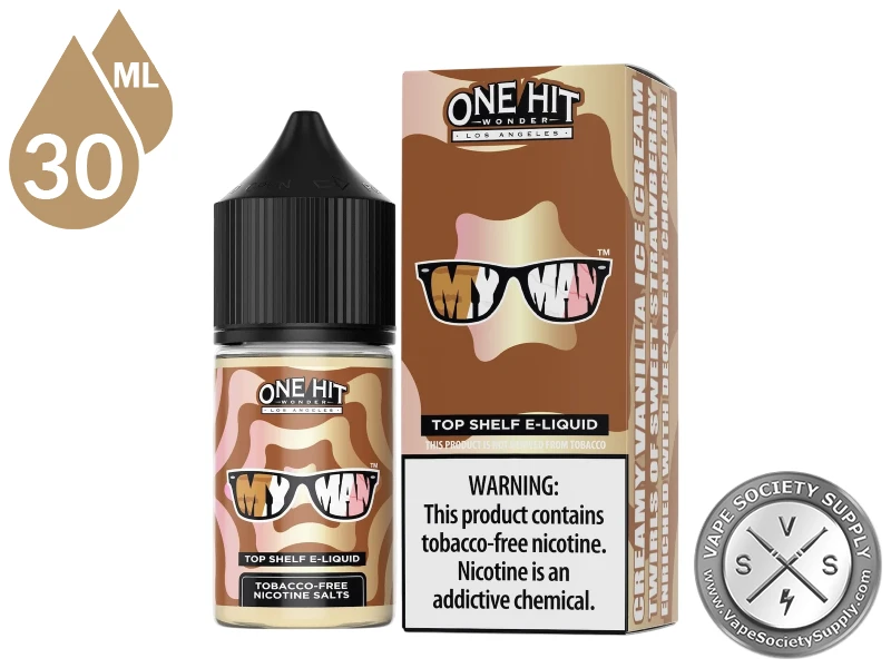 My Man by One Hit Wonder Salts 30ml bottle and box