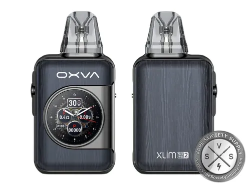OXVA XLIM SQ Pro 2 1600mAh Pod System Starter Kit Gunmetal Wood