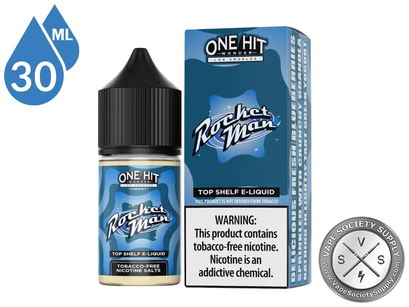 Rocket Man by One Hit Wonder Salts 30ml bottle and box