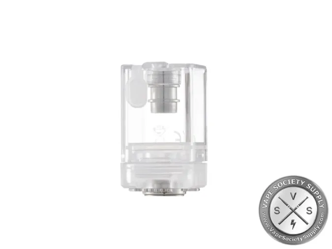 dotAIO V4 tank in Clear: a clear reservoir with the silicone fill plug