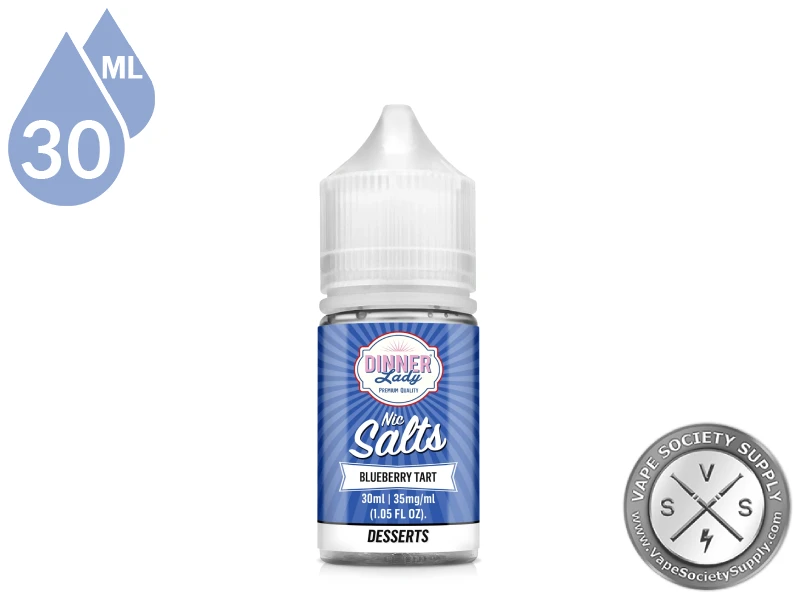 Blueberry Tart by Dinner Lady Salts 30ml bottle