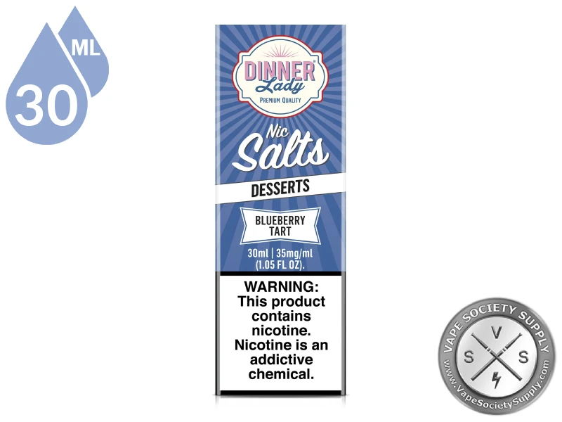 Blueberry Tart by Dinner Lady Salts 30ml box