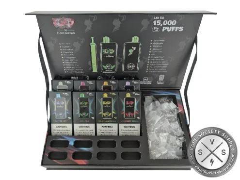 Chris Brown CB15K Puffs 15ML Disposable Device – Display of 8 – Sample Box