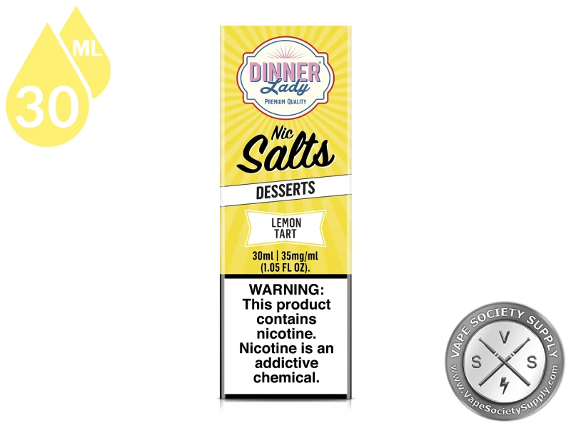 Lemon Tart by Dinner Lady Salts 30ml box