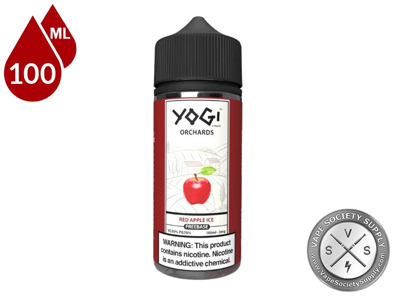 Red Apple Ice by YOGI Orchards 100ml bottle