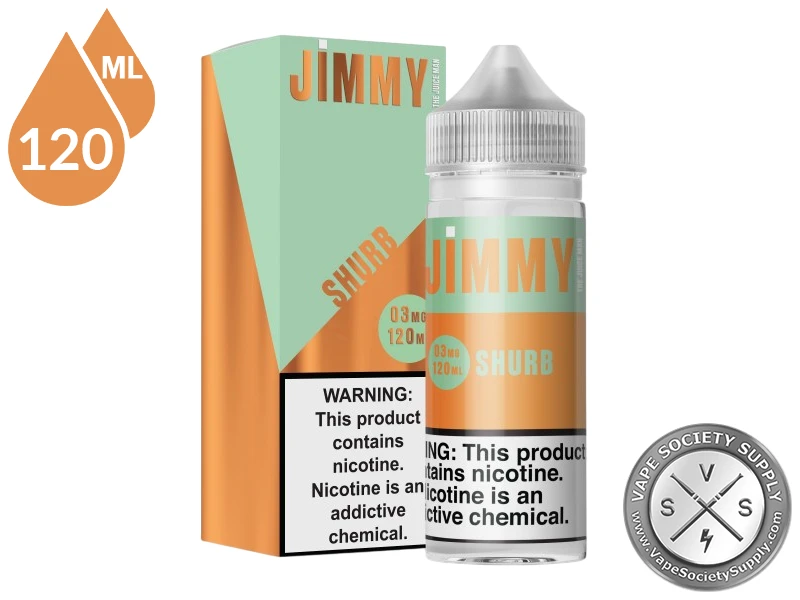 Shurb by Jimmy The Juice Man 120ml bottle and box