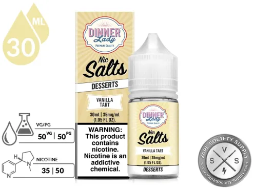 Vanilla Tart DINNER LADY SALT