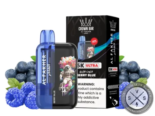 Al Fakher Crown Bar 25K Ultra Berry Blue