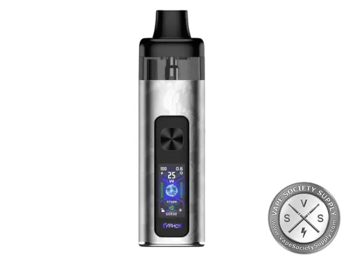 Uwell Typhos 45W pod kit in starlight silver