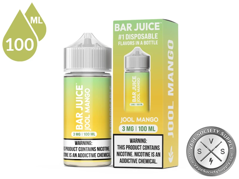 Jool Mango by Bar Juice 100ml bottle and box