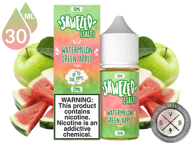 Watermelon Green Apple SKWEZED SALT