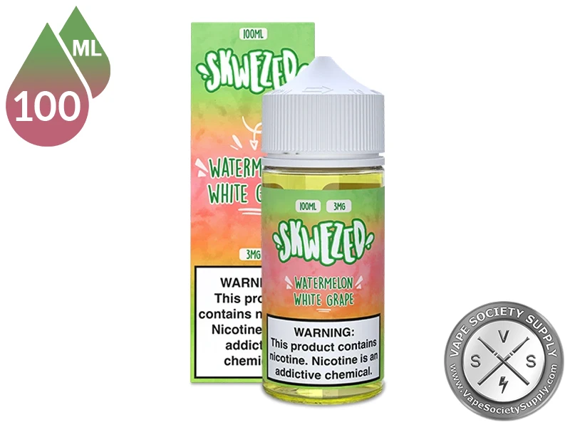 Watermelon White Grape by Skwezed 100ml bottle and box