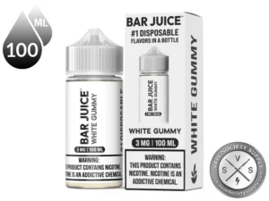 White Gummy by Bar Juice 100ml bottle and box