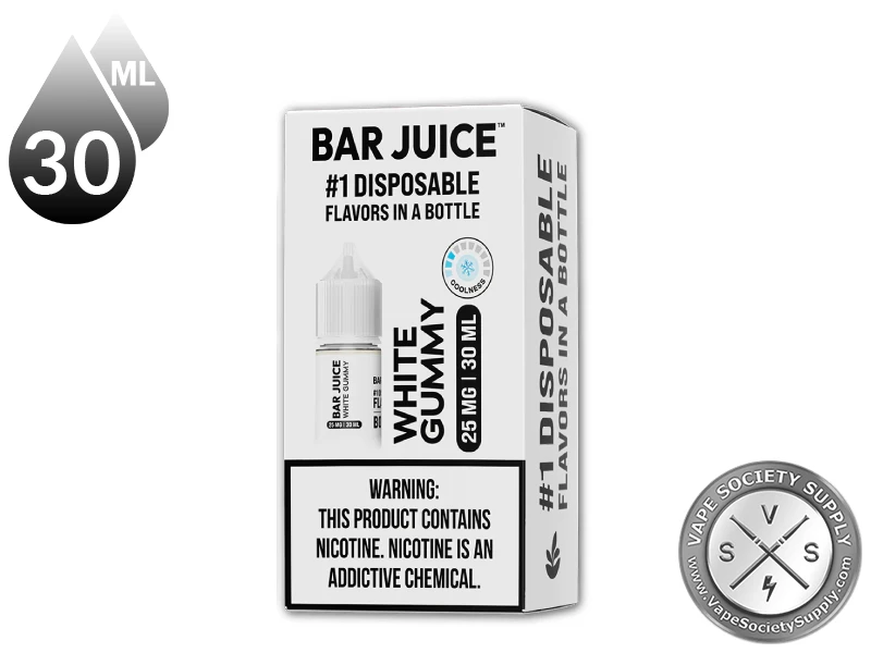 White Gummy by Bar Juice Salt 30ml box