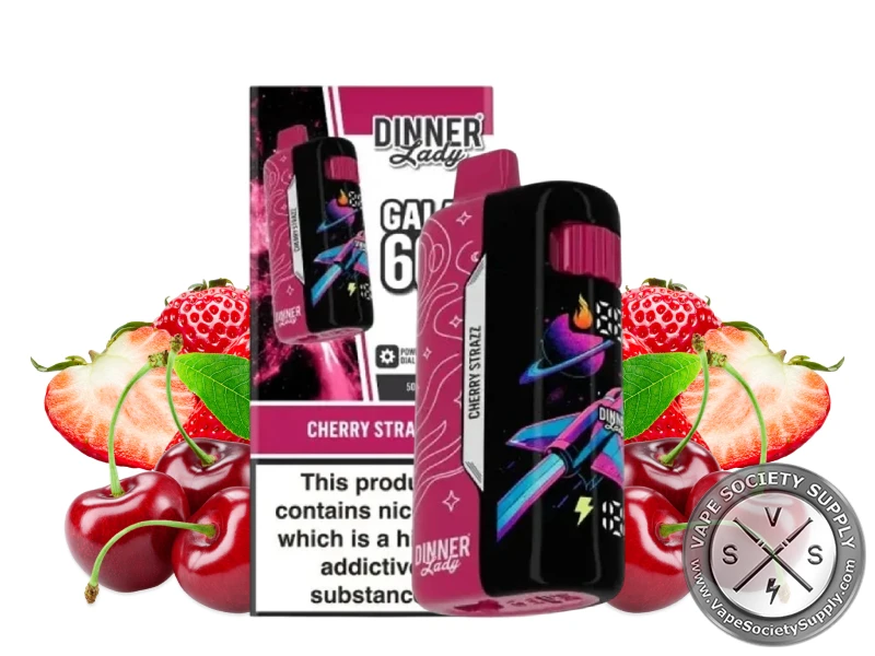 Dinner Lady Galax 60K Disposable Cherry Straw