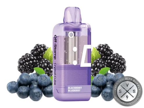 Off Stamp X-Cube Crystal Disposable Pod _ 35k Puffs blackberry blueberry