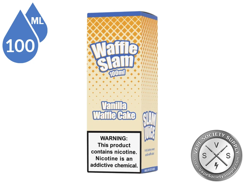 Vanilla Waffle Cake by Waffle Slam 100ml box