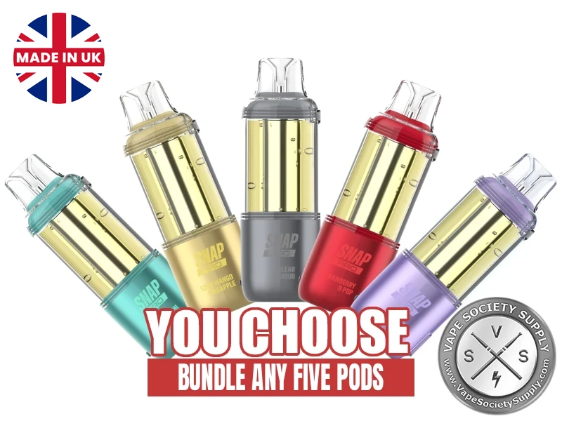 5 Pack Dinner Lady Snap Pro Pod 35K Puff Bundle