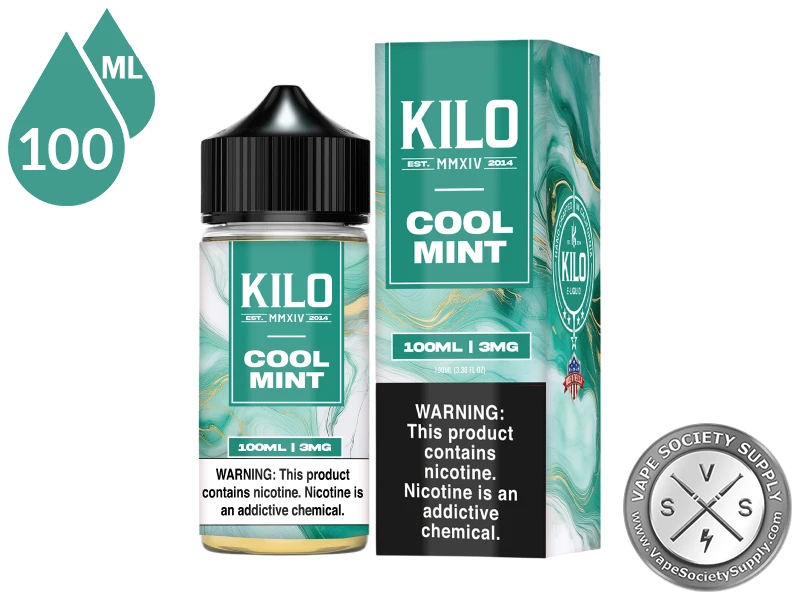 Cool Mint by Kilo 100ml bottle and box