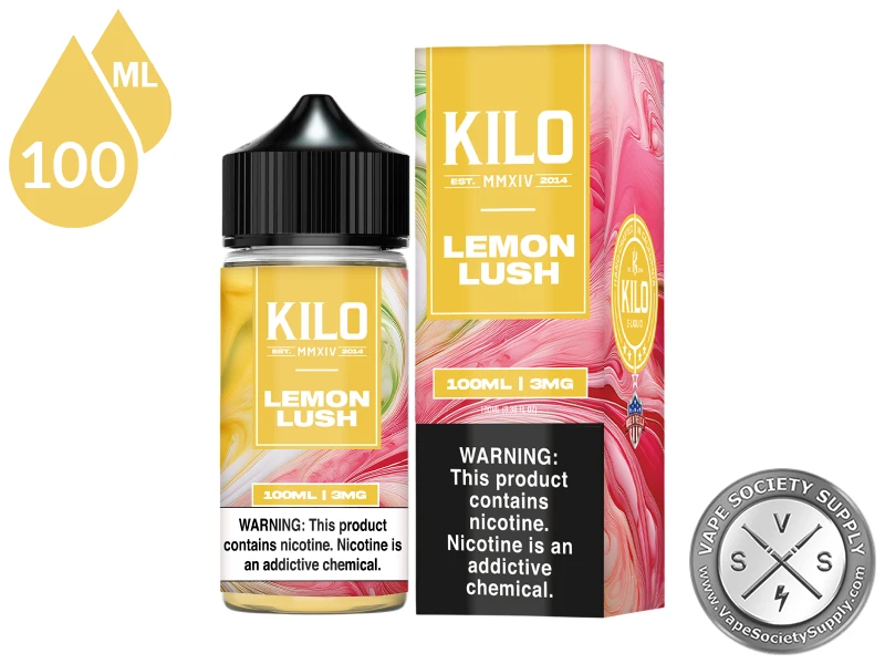 Lemon Lush by Kilo 100ml bottle and box