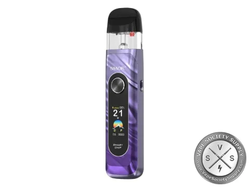 SMOK Novo 6 pod system in Purple: a lavender purple swirl finish