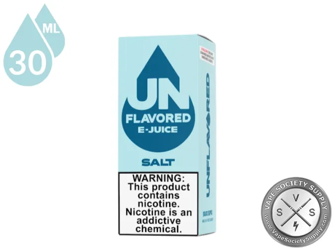 UNflavored E-Juice Salt 30ml box