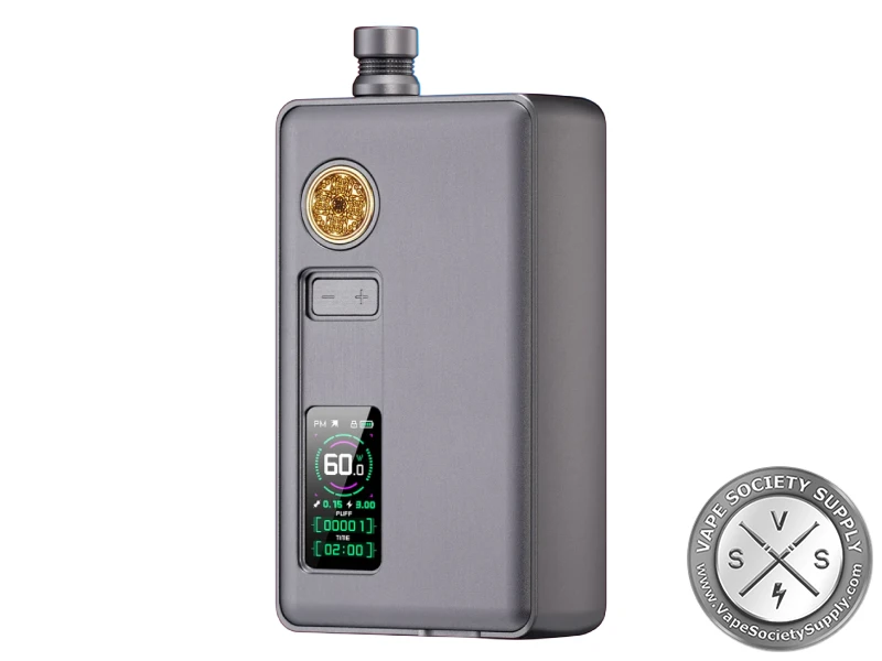 dotmod dotAIO V3 in Gunmetal: gunmetal body, gold power button and color screen