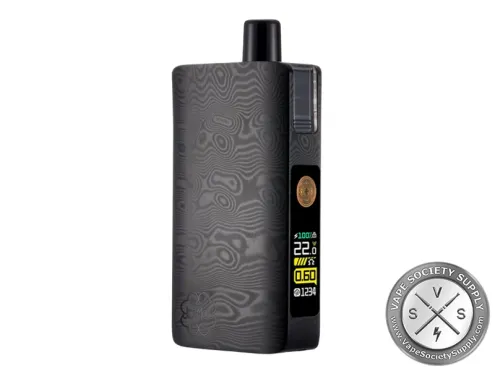 dotMod dotPod Max in Damas Black: a black Damascus-pattern body