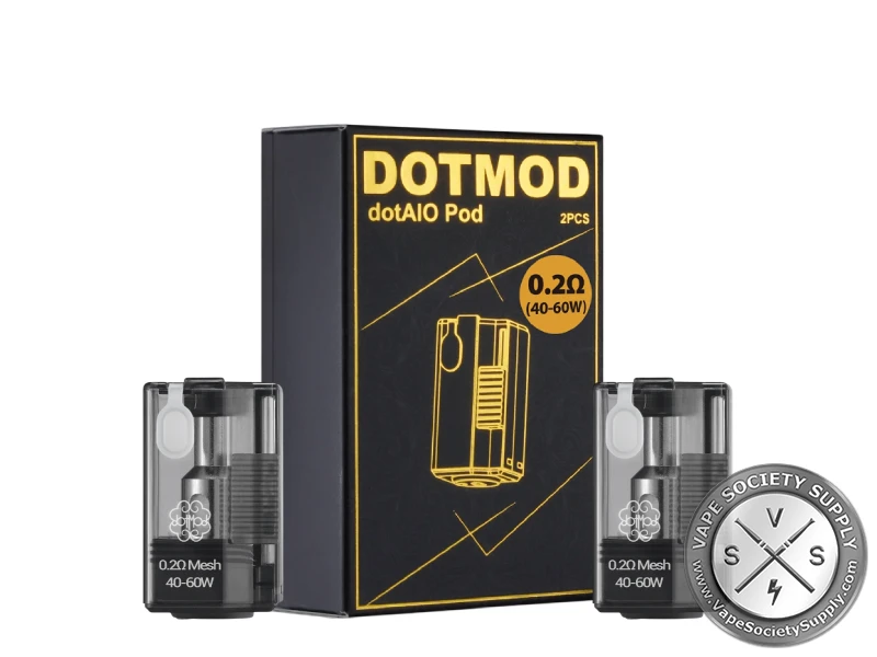 dotmod dotAIO Pod box for the 0.2Ω (40-60W) with two pods