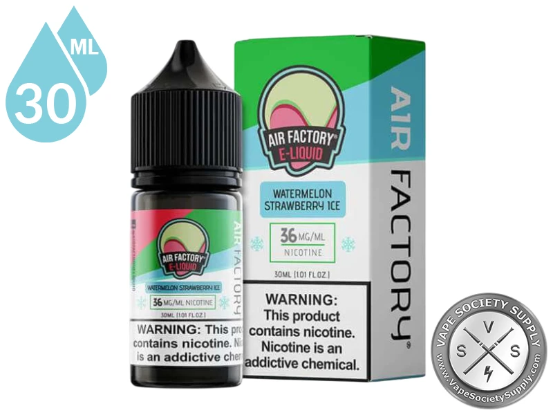 Watermelon Strawberry Ice by Air Factory Salts 30ml bottle and box