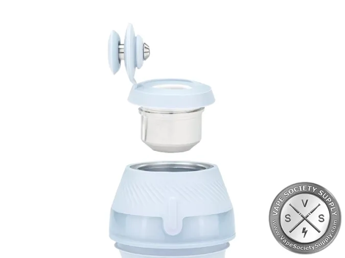 Puffco New Proxy 3D Chamber and Joystick Cap lifted above a Haze Proxy base