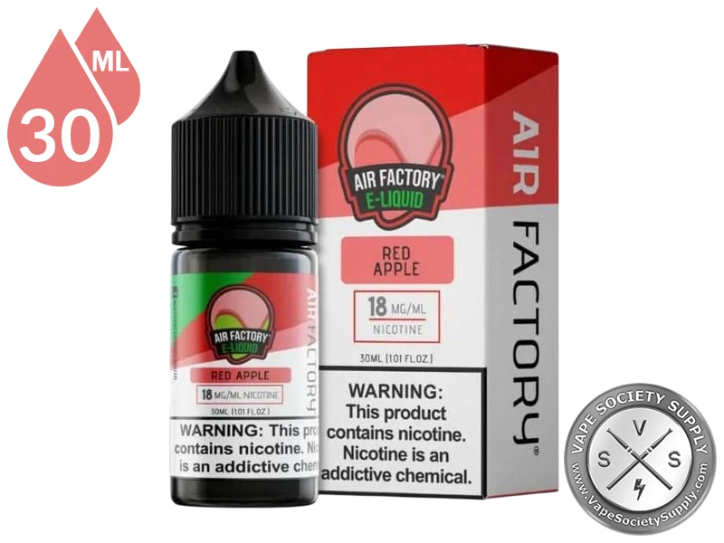 Red Apple by Air Factory Salts 30ml bottle and box