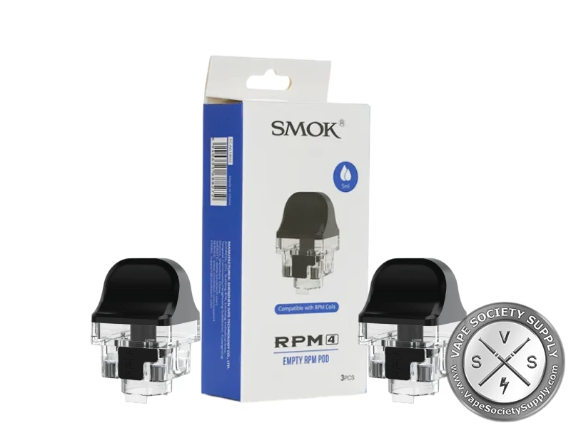 SMOK RPM 4 Empty RPM Pod box, compatible with RPM coils, 5ml, 3 pcs, with two pods