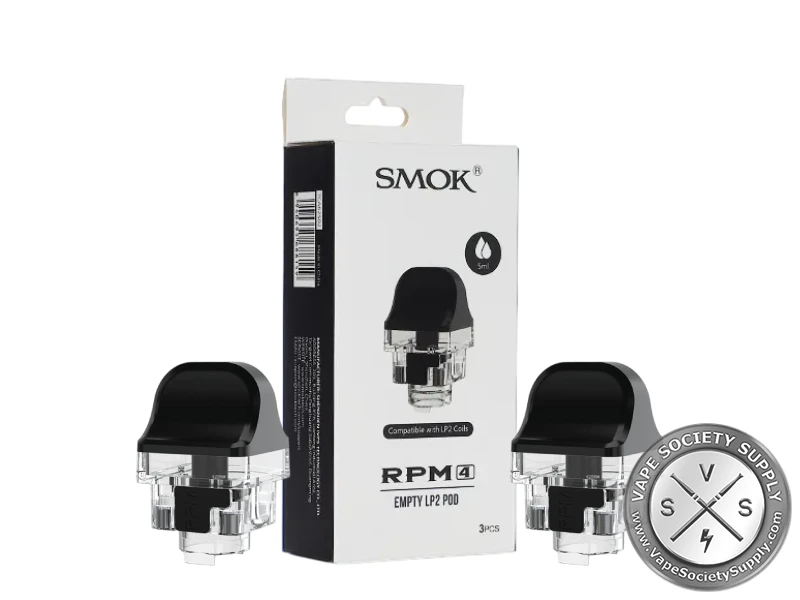 SMOK RPM 4 Empty LP2 Pod box, compatible with LP2 coils, 5ml, 3 pcs, with two pods