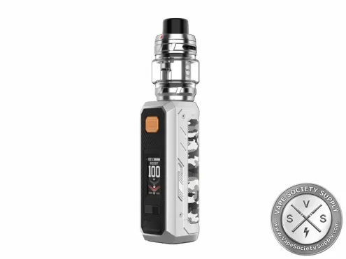 Vaporesso ARMOUR ULTRA Kit in Camo Silver with camouflage grip and iTank T.