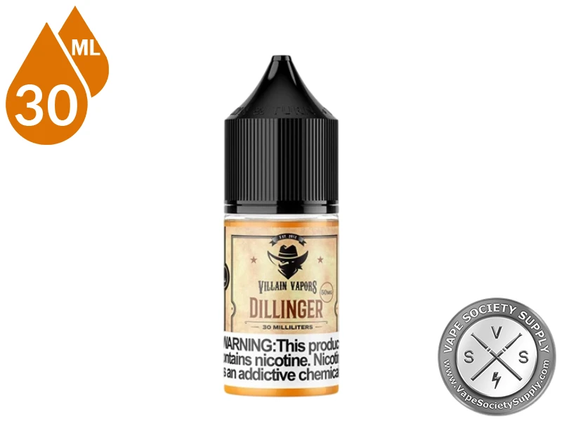 Dillinger Villain Vapors Salt 30ml bottle