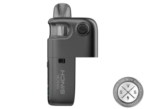 SMOK SINCH 150K kit in Gunmetal: a dark grey body with a dark FILL button