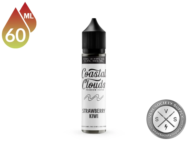 Strawberry Kiwi Coastal Clouds 60ml bottle