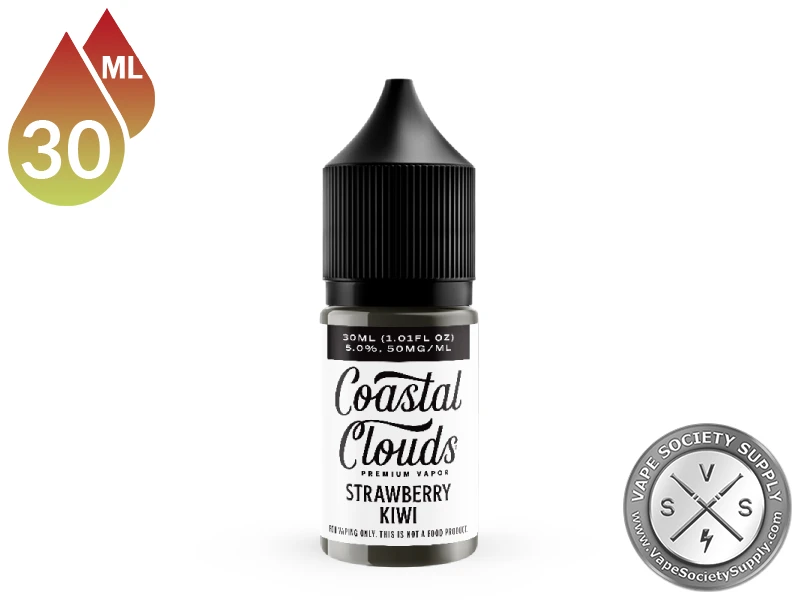 Strawberry Kiwi Coastal Clouds Salt 30ml bottle