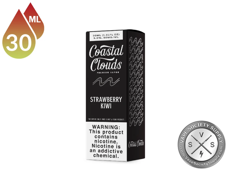 Strawberry Kiwi Coastal Clouds Salt 30ml box