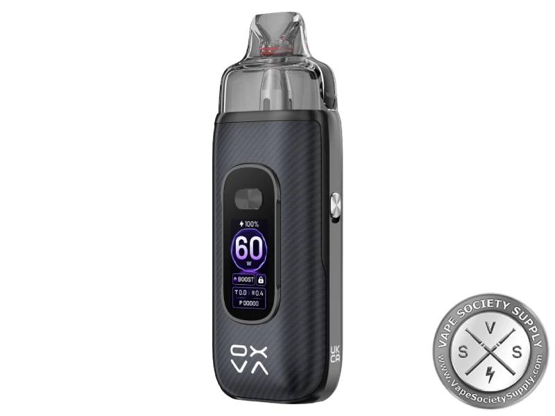 OXVA VPRIME 2 pod kit in Black Carbon