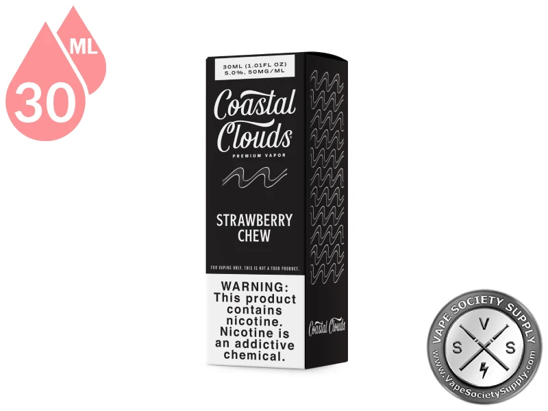 Strawberry Chew Coastal Clouds Salt 30ml box