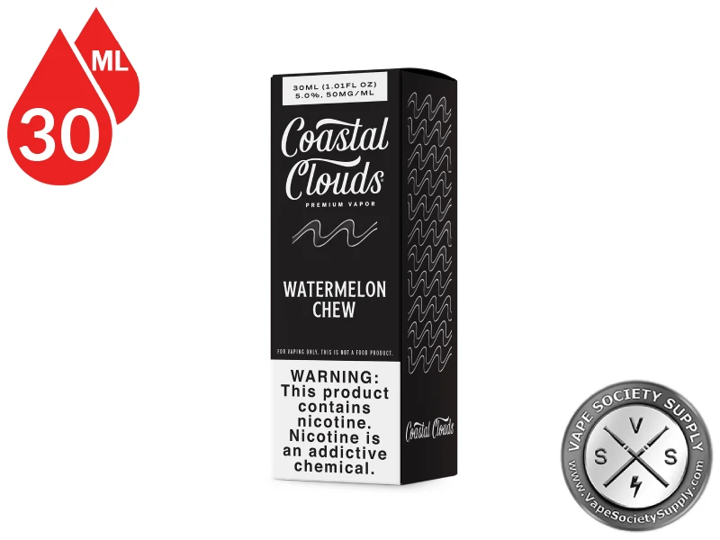 Watermelon Chew Coastal Clouds Salt 30ml box