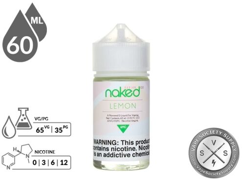 Naked 100 Fusion 60ml Lemon E-Liquids