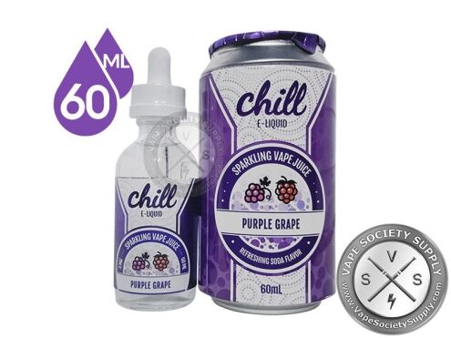 Purple Grape EJuice By Chill E-Liquid 60ml - Image 2