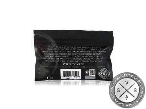 Organic Cotton Bacon V2 by Wick 'N' Vape