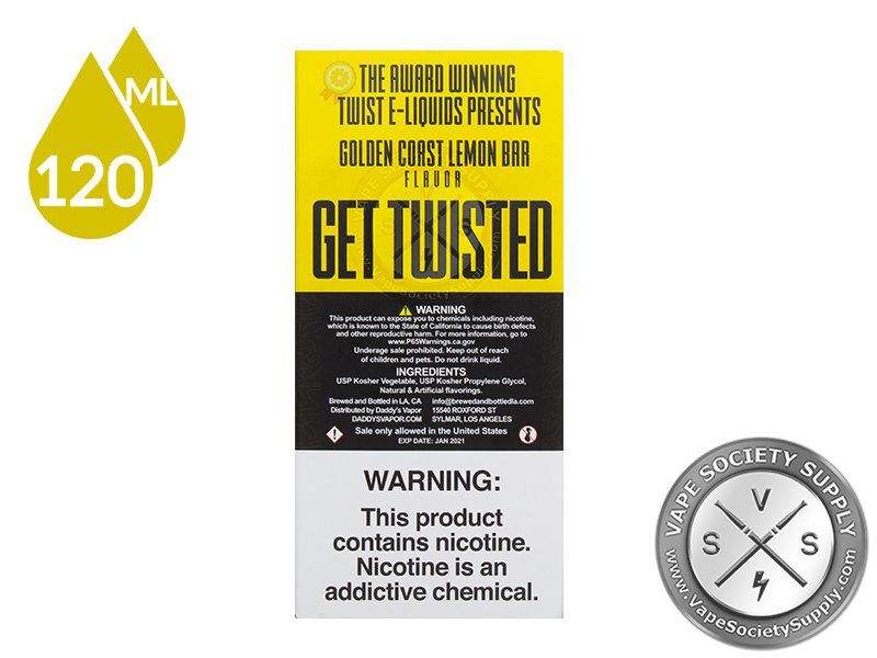 Golden Coast Lemon Bar by Lemon Twist 120ml - Image 4